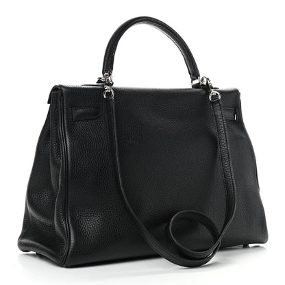 Hermes Taurillon Clemence Kelly Retourne 35 Black 3 of 15