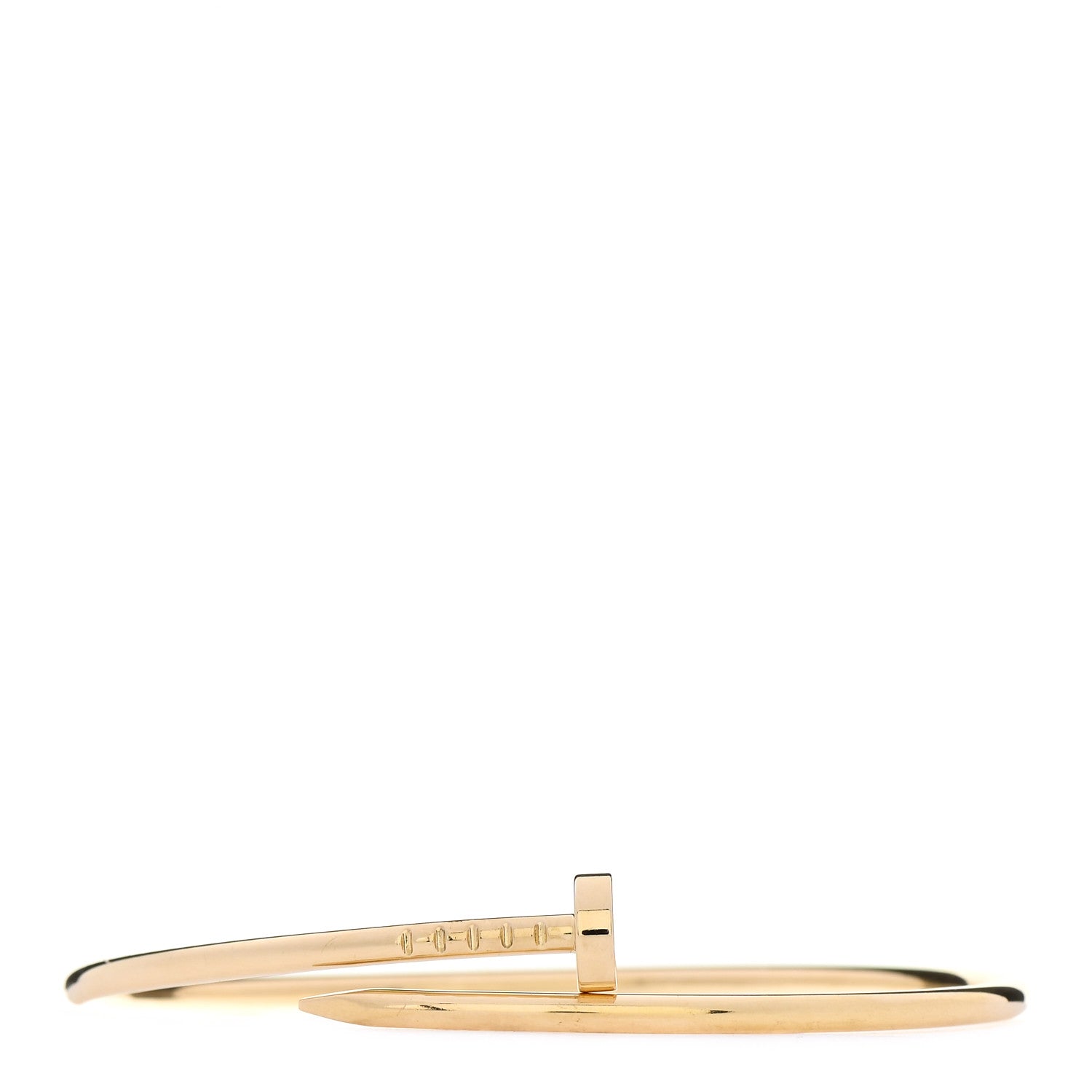 Cartier 18K Yellow Gold Small Juste Un Clou Bracelet 17 1 of 3