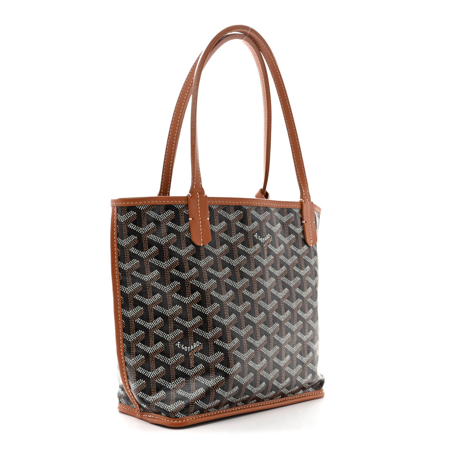 Goyard Goyardine Reversible Mini Anjou Black Gold 4 of 20