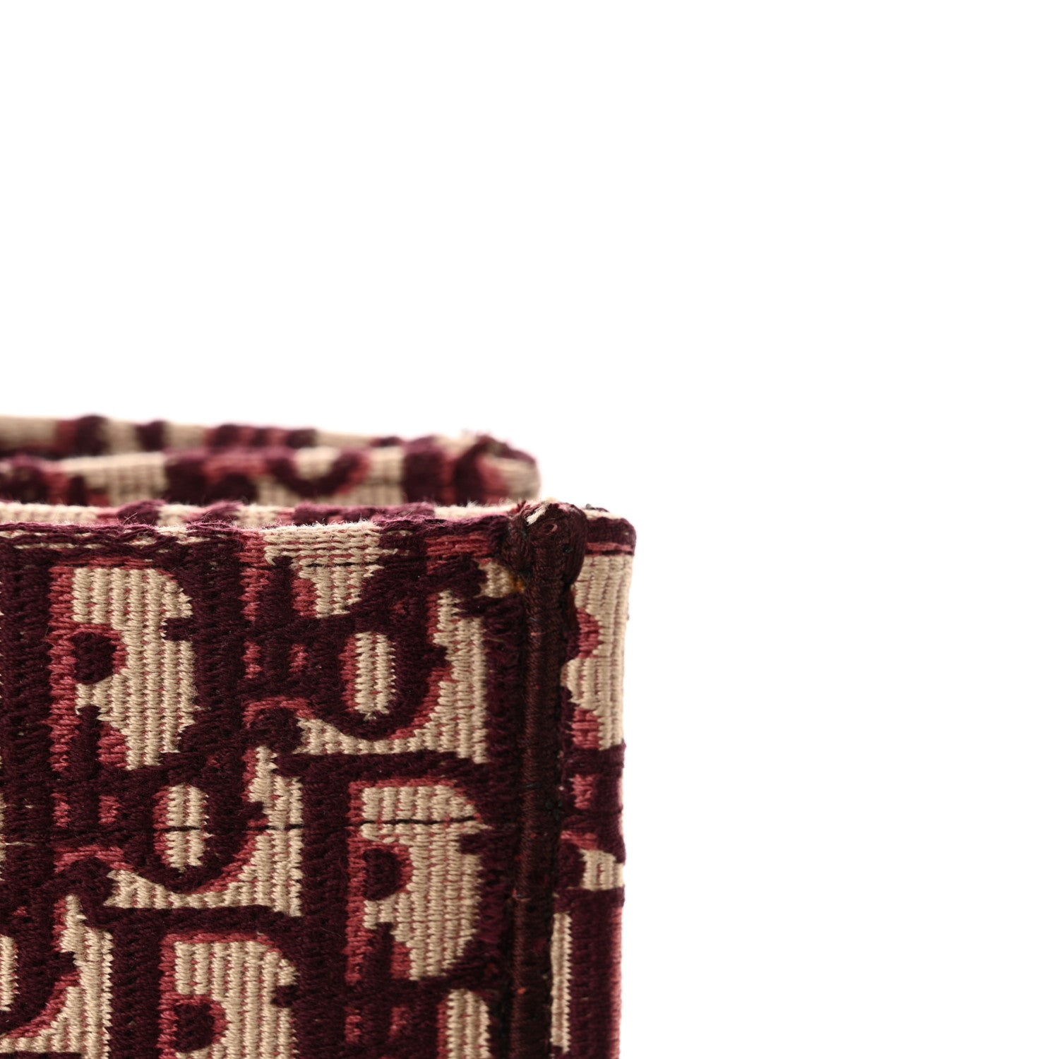 Christian Dior Oblique Medium Book Tote Burgundy Multicolor 11 of 13