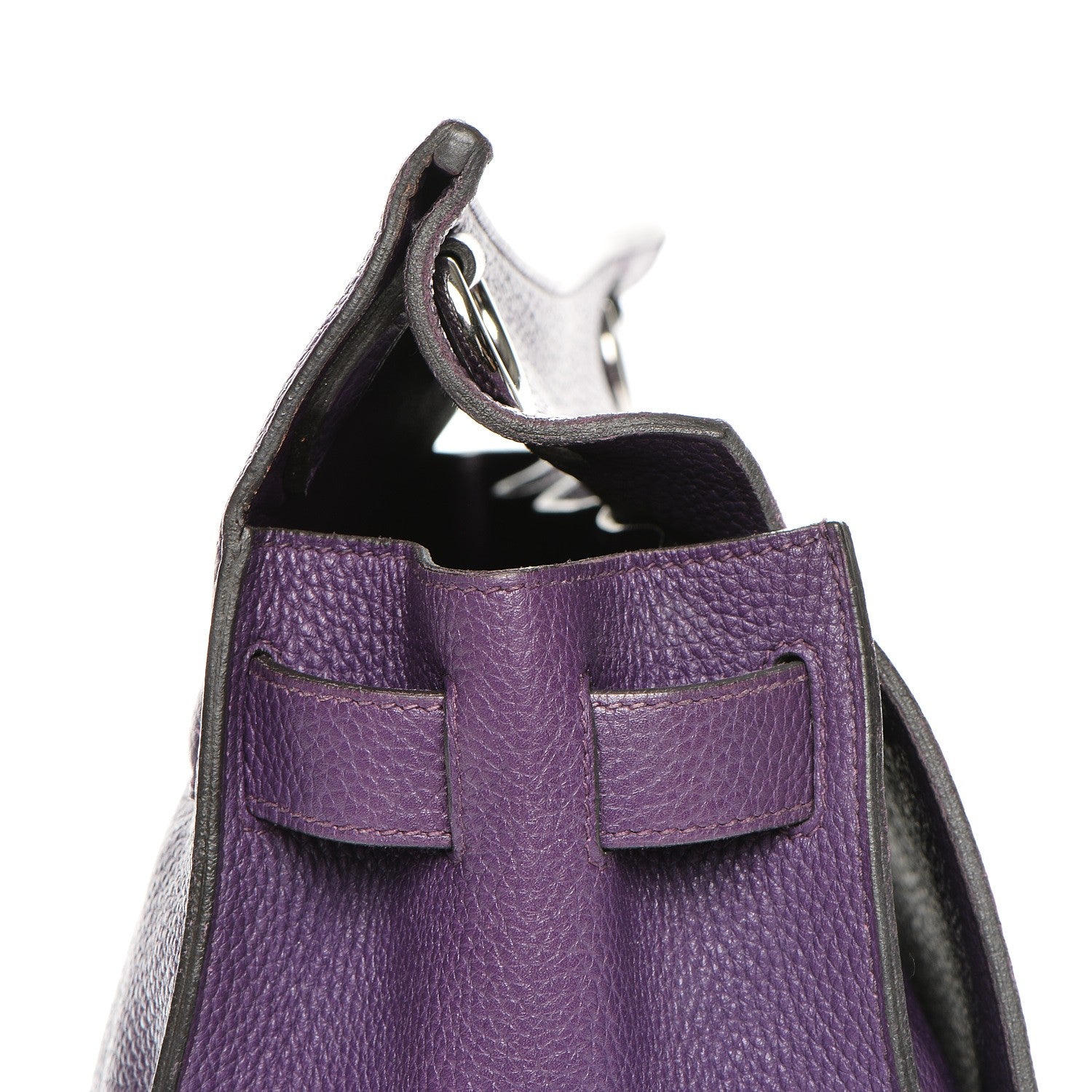Hermes Taurillon Clemence Jypsiere 34 Ultraviolet 12 of 25