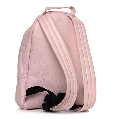 Balenciaga Smooth Calfskin Logo Small Everyday Backpack Light Rose Black 2 of 14