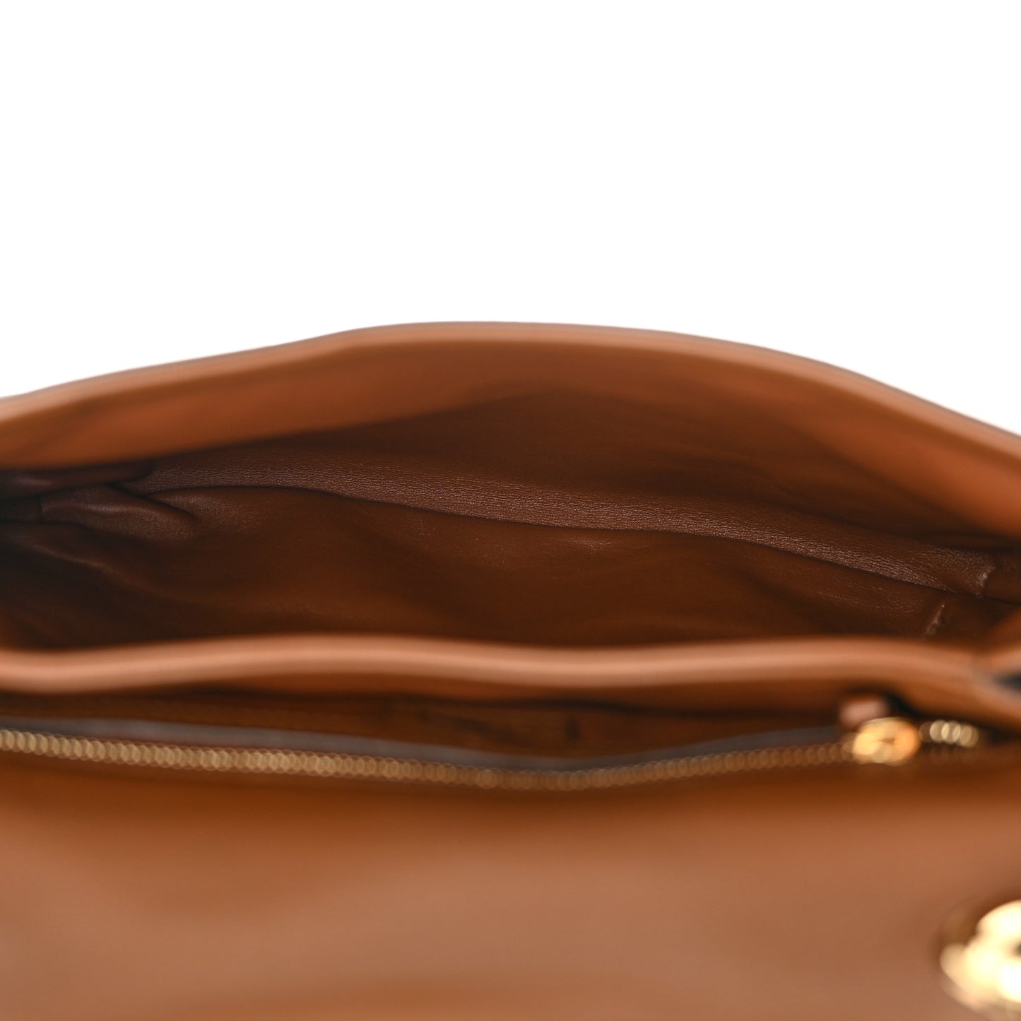 Roxy Calfskin Web Medium Blondie Shoulder Flap Bag Cuir