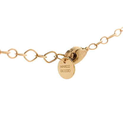 Marco Bicego 18K Yellow Gold Lunaria 5 Leaf Necklace 5 of 5