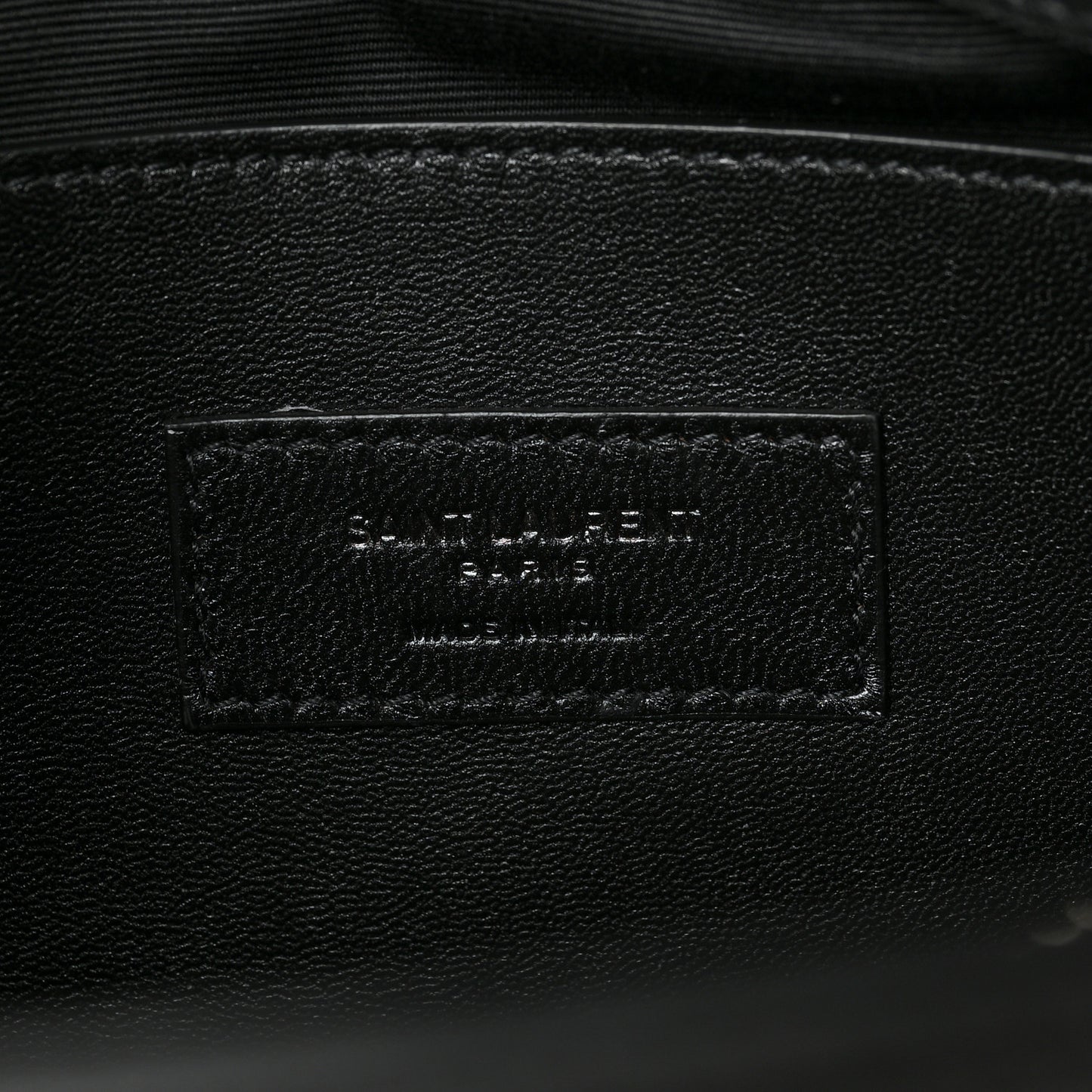 Crocodile Embossed Calfskin Medium West Hollywood Monogram Fold-Over Black