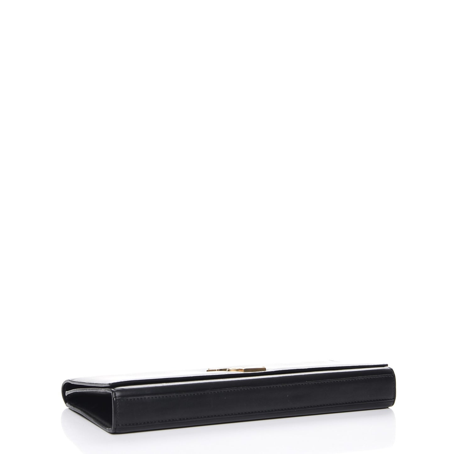 Calfskin Classic Monogram Clutch Black