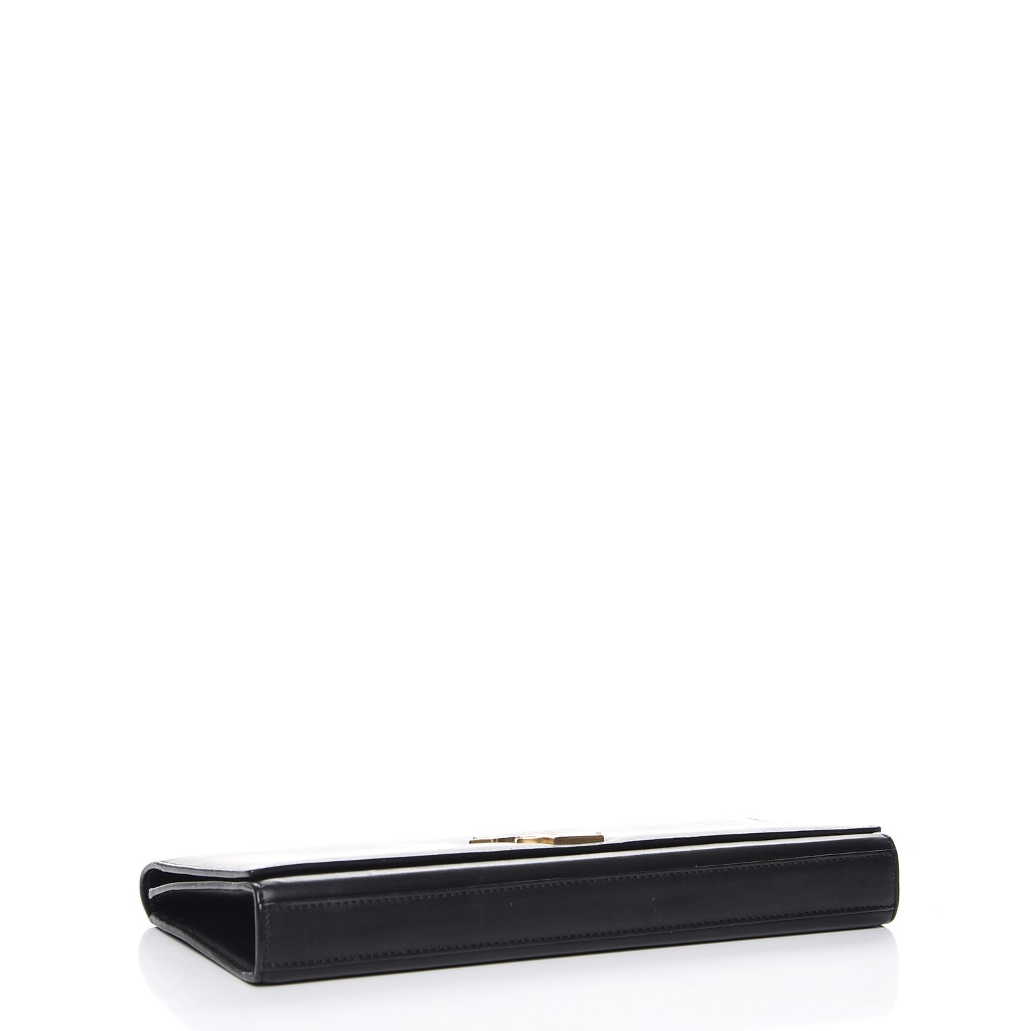 Saint Laurent Calfskin Classic Monogram Clutch Black 4 of 7