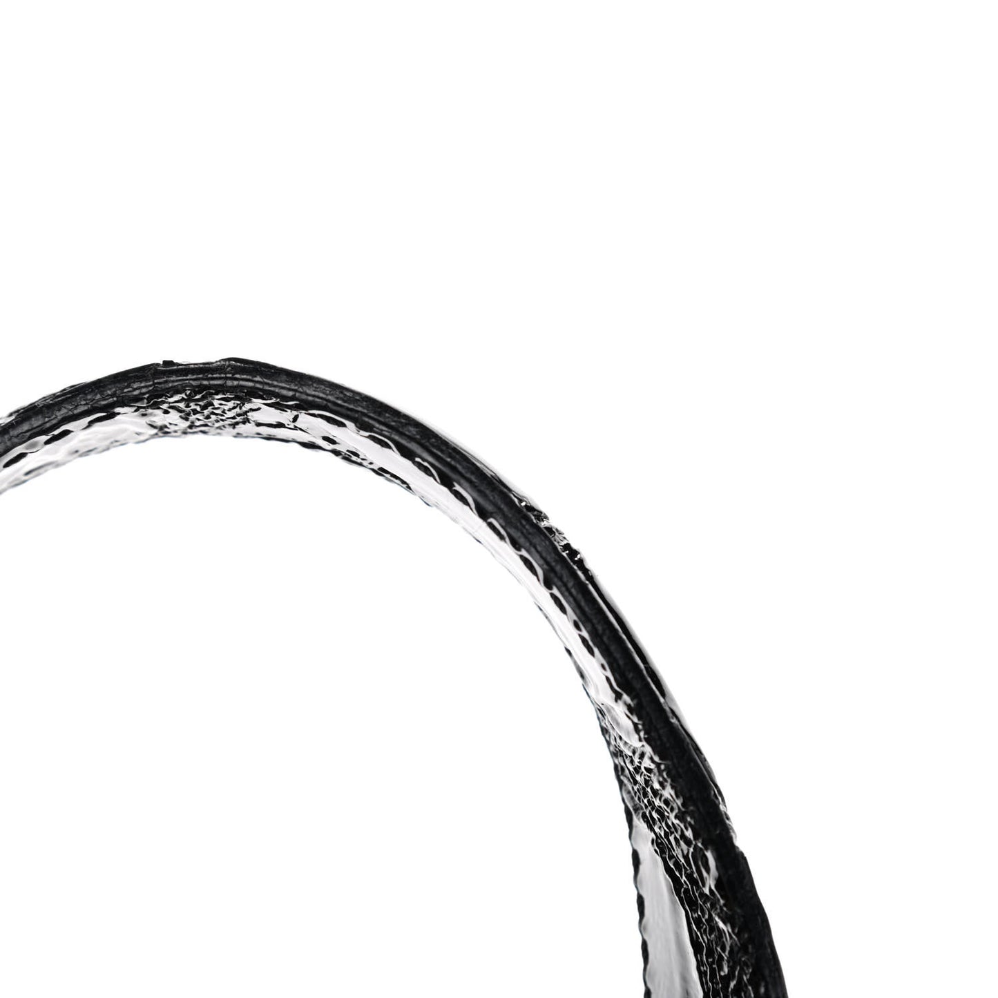 Patent Crocodile Embossed Large Nightingale Black