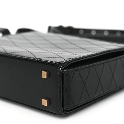 Saint Laurent SAINT LAURENT Lambskin Quilted Mini Square Crossbody Black 10 of 10