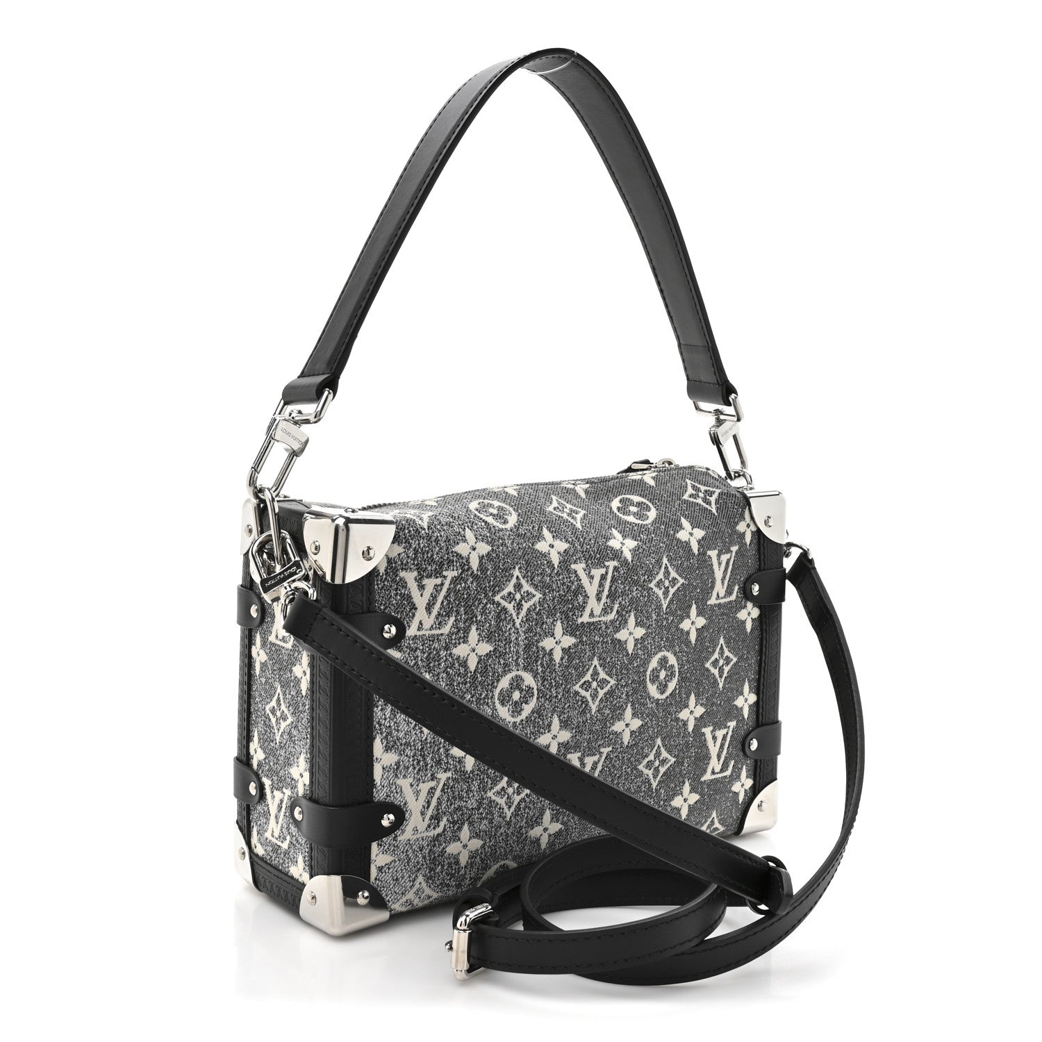 Louis Vuitton Monogram Jacquard Denim Side Trunk Grey 3 of 9