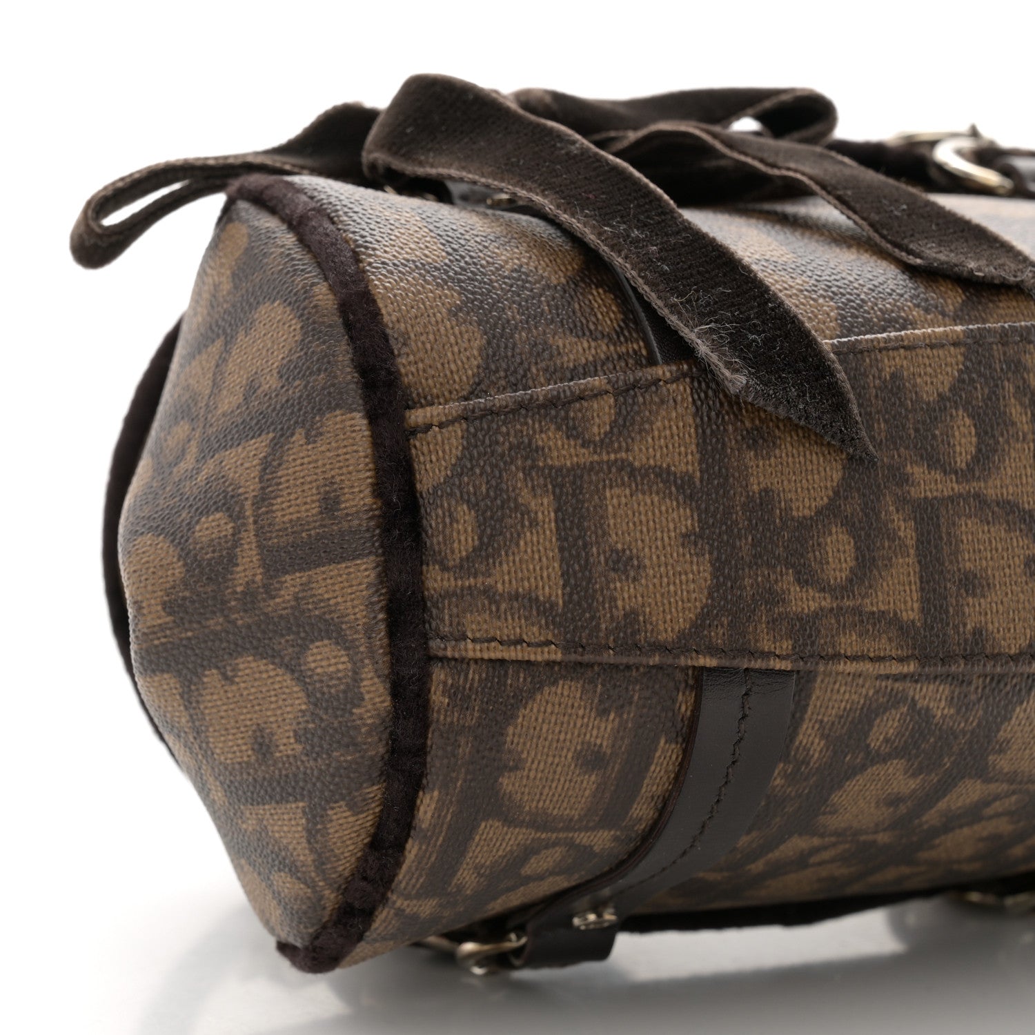 Christian Dior Monogram Mini Romantique Trotter Bag Brown 9 of 10