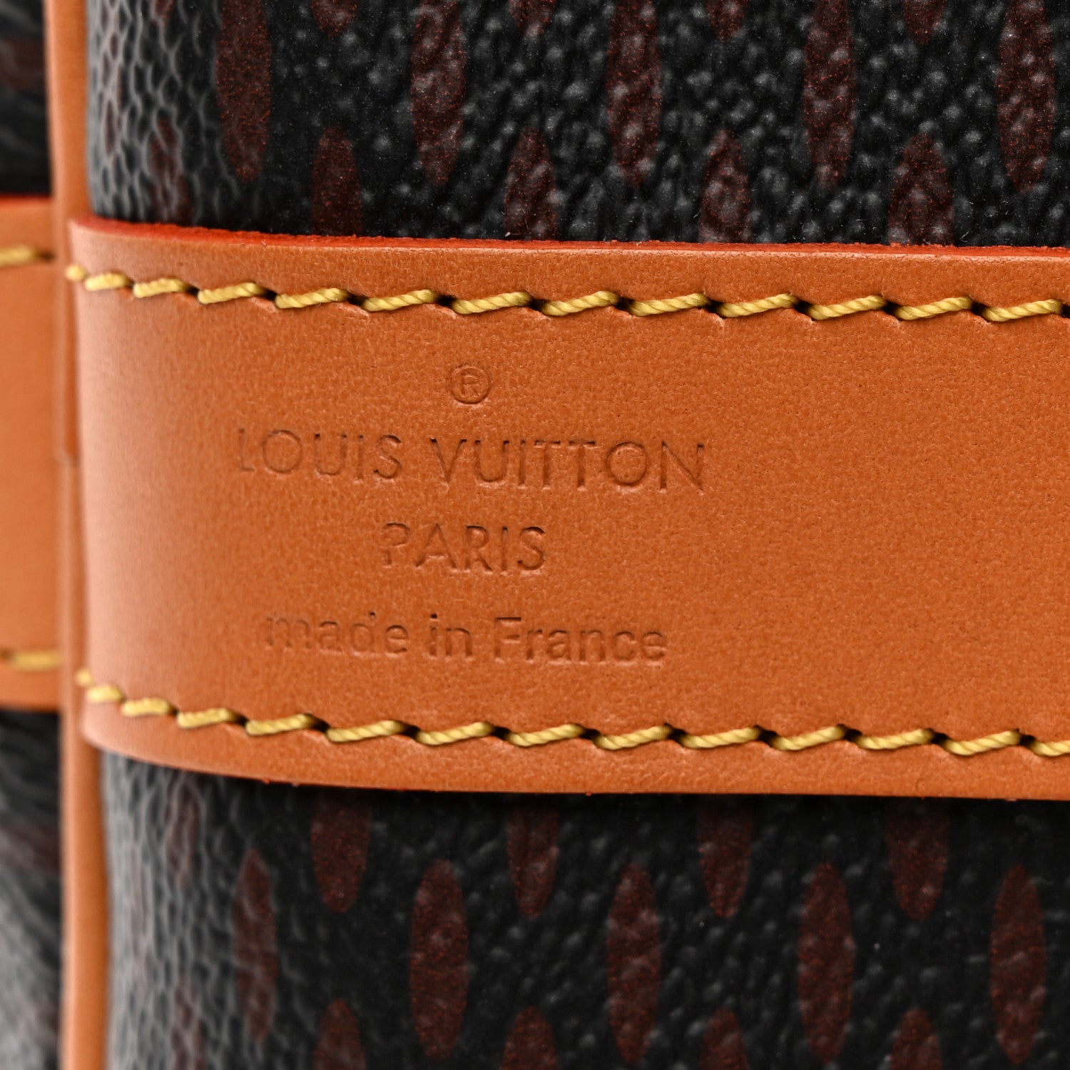 Louis Vuitton x Nigo Giant Damier Ebene Monogram Keepall Bandouliere 50 5 of 10