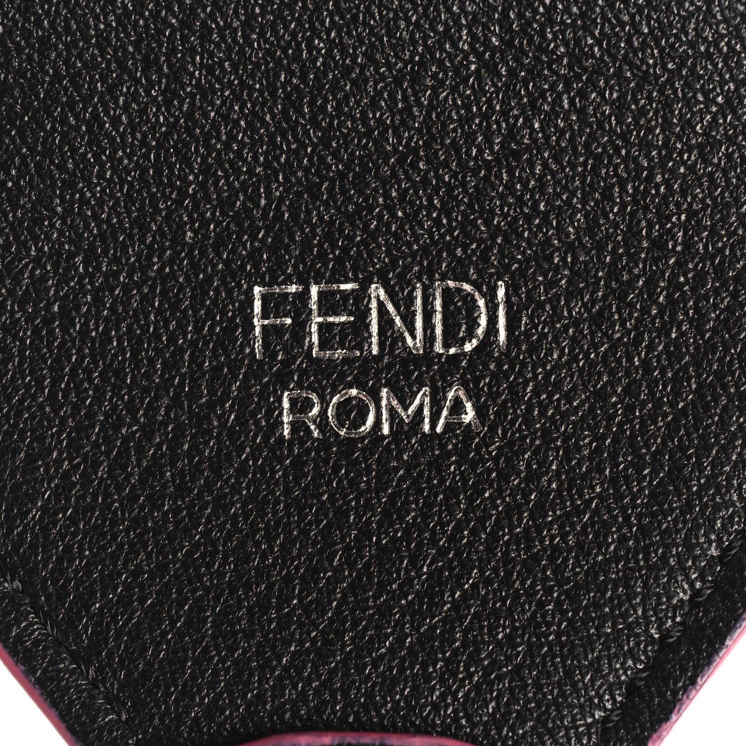 Fendi Calfskin Sequin Fun Fair Strap You Black Multicolor 4 of 5