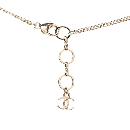 Chanel Resin Camera CC Necklace Black Gold 4 of 5