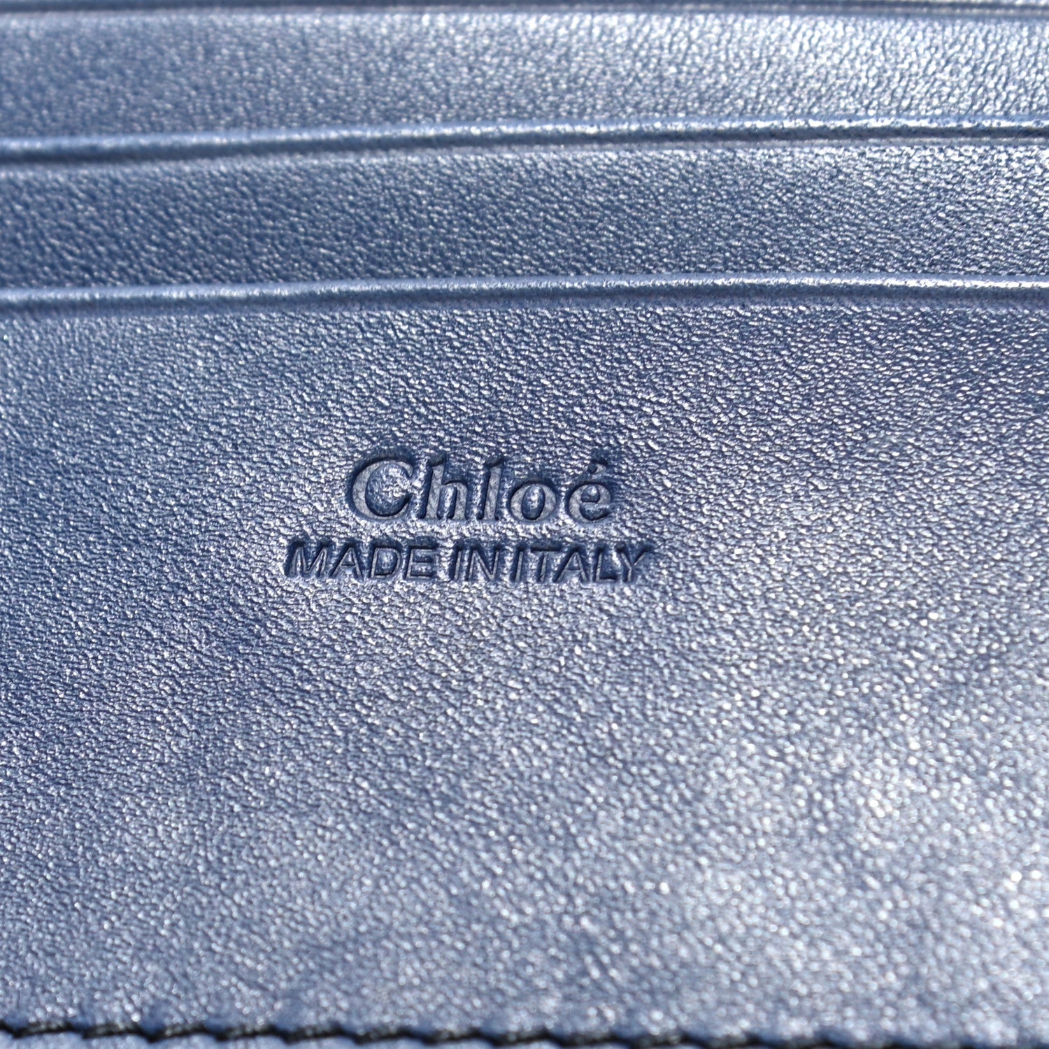 Chloe Suede Calfskin Mini Faye Shoulder Bag Majesty Blue 7 of 9