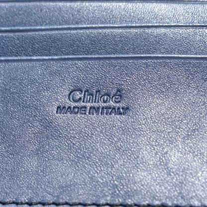 Chloe Suede Calfskin Mini Faye Shoulder Bag Majesty Blue 7 of 9