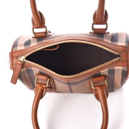 Burberry Smoked Check Small Chester Bowling Bag Brown 7 of 17