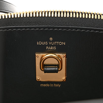 Louis Vuitton Calfskin Monogram Damier Tressage City Steamer MM Black Multicolor 6 of 11