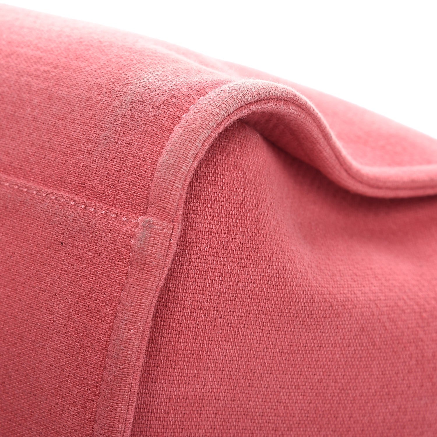 Chanel Canvas Large Deauville Tote Red 12 of 13