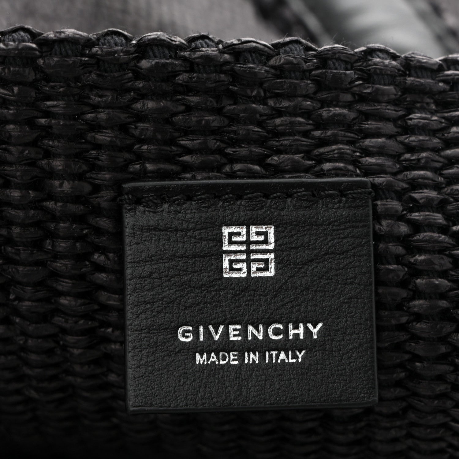 Givenchy Raffia Large G Shopping Tote Black 6 of 10