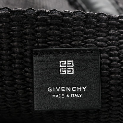 Givenchy Raffia Large G Shopping Tote Black 6 of 10