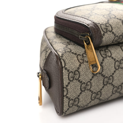 Gucci GG Monogram Web Ophidia Toiletry Case Beige 9 of 10