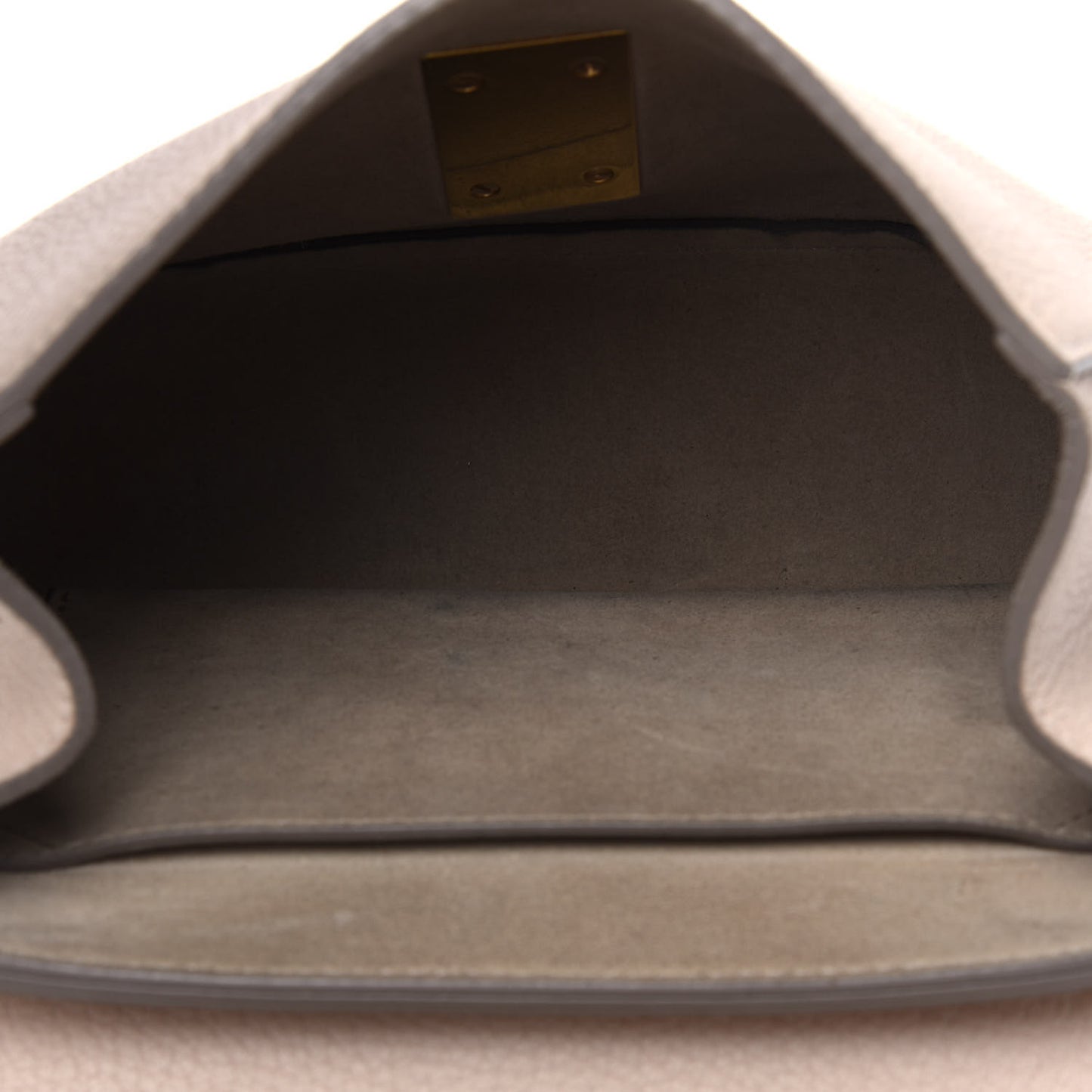Grained Lambskin Mini Drew Shoulder Bag Biscotti Beige