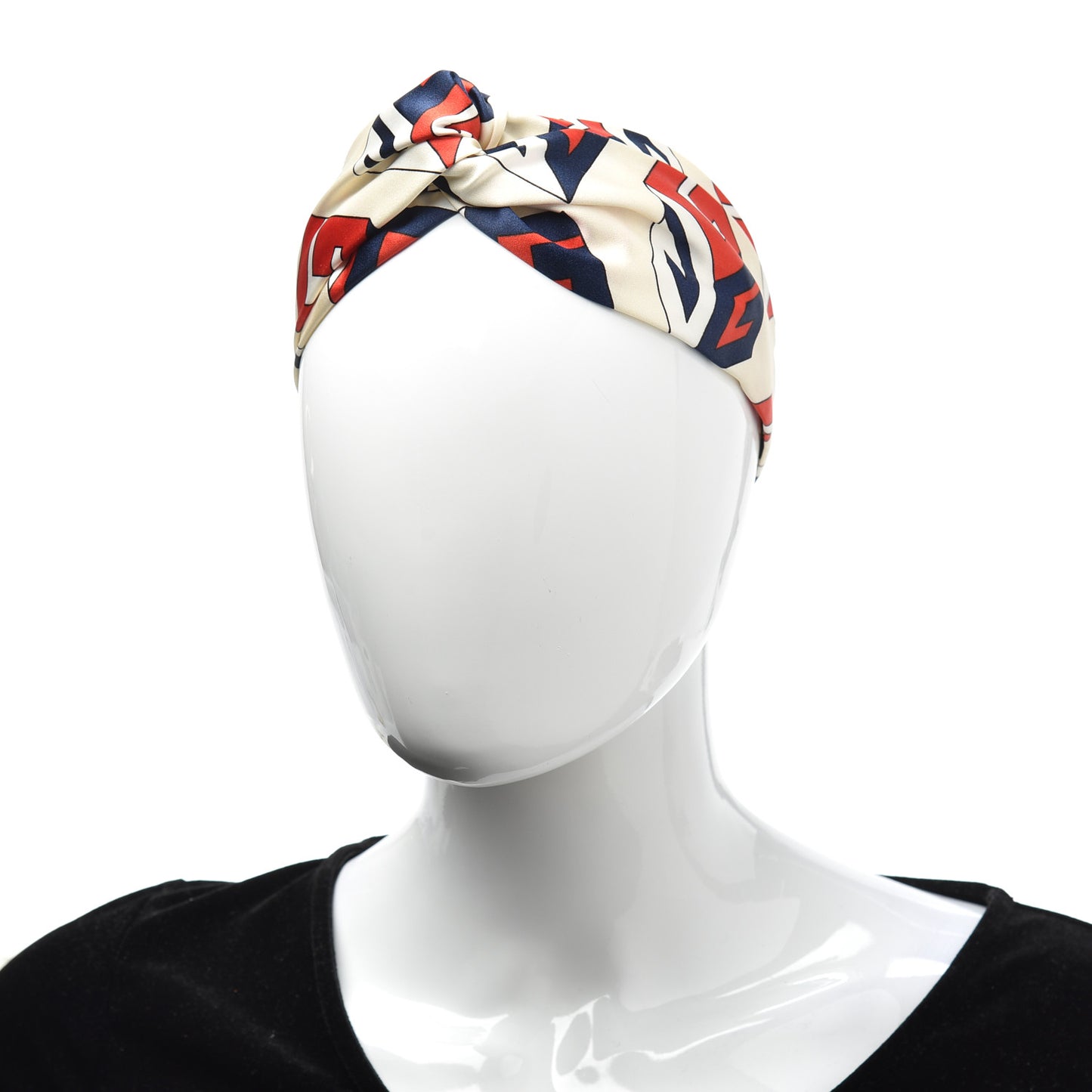 Silk GG Wallpaper Duchesse Headband White