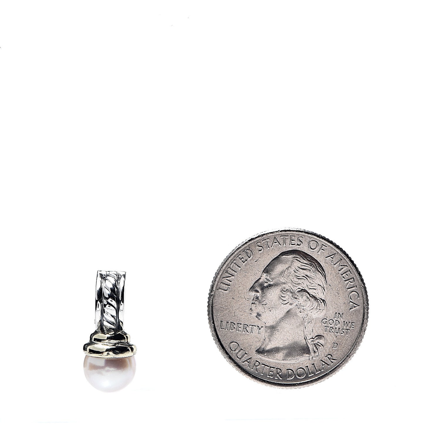 Sterling Silver Pearl Enhancer Pendant
