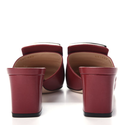 Gucci Malaga Kid Crystal Square G Madelyn Mules 38.5 Romantic Cerise 6 of 12