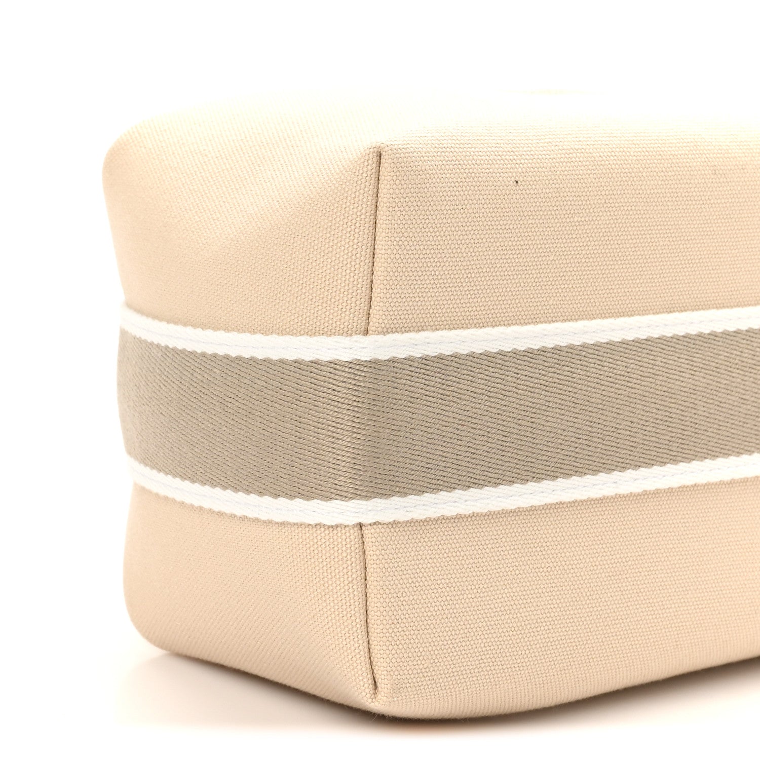 Hermes Canvas Small Bride-A-Brac Pouch Natural 8 of 9
