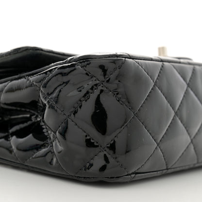 Chanel Patent Quilted Medium Double Flap Black 9 of 15