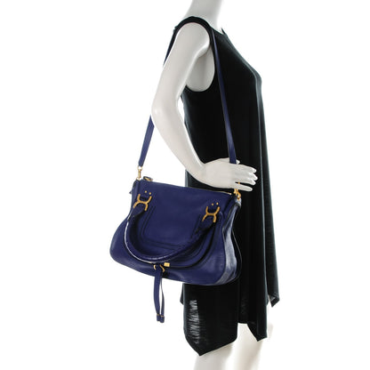 Chloe Calfskin Medium Marcie Satchel Sea Water 2 of 8
