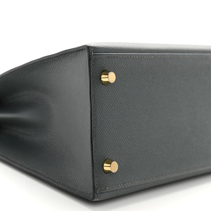 Hermes Epsom Kelly Sellier 28 Bleu Orage 9 of 12