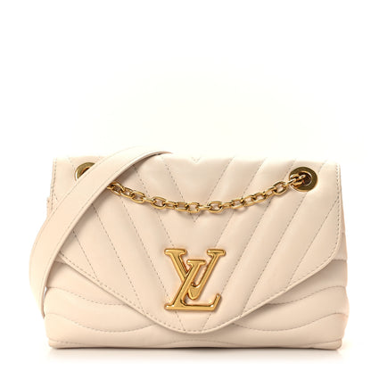 Louis Vuitton Calfskin LV New Wave Chain Bag Ivory 1 of 11