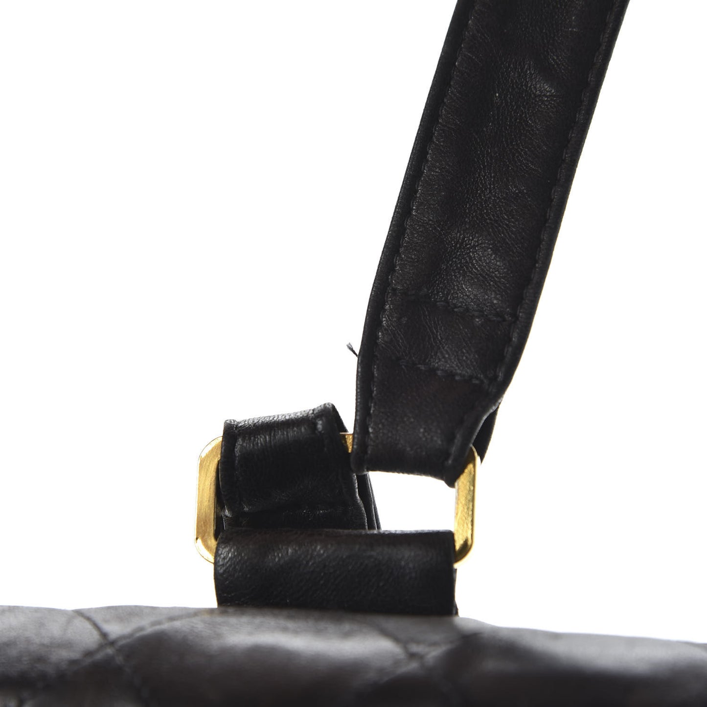 Lambskin Quilted Backpack Black