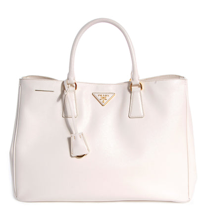 Prada Saffiano Lux Large Tote Bianco 1 of 12