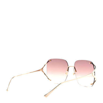 Gucci Metal Oversized Sunglasses GG0646S Gold Brown 4 of 8