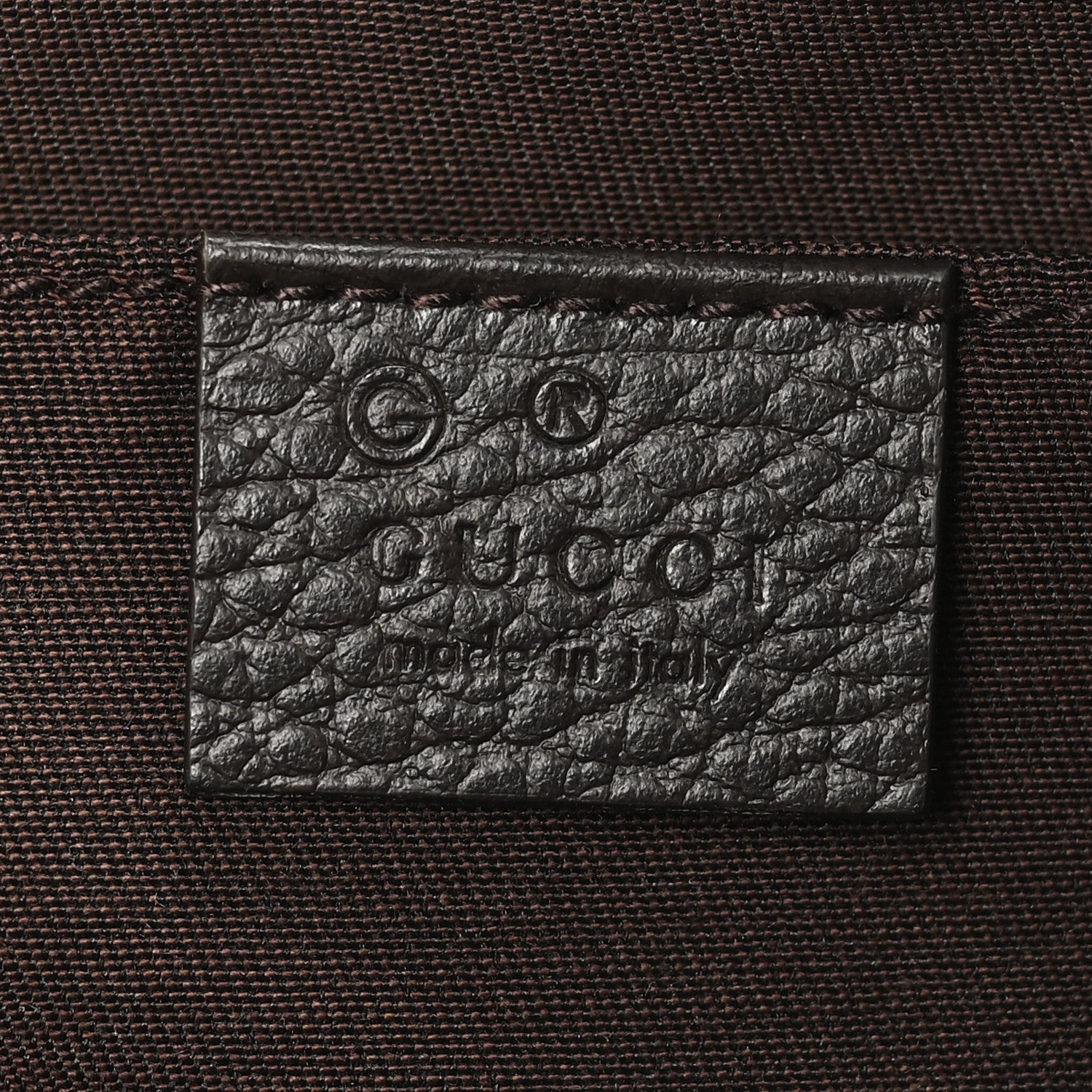Gucci Monogram Belt Bag Dark Brown 6 of 10