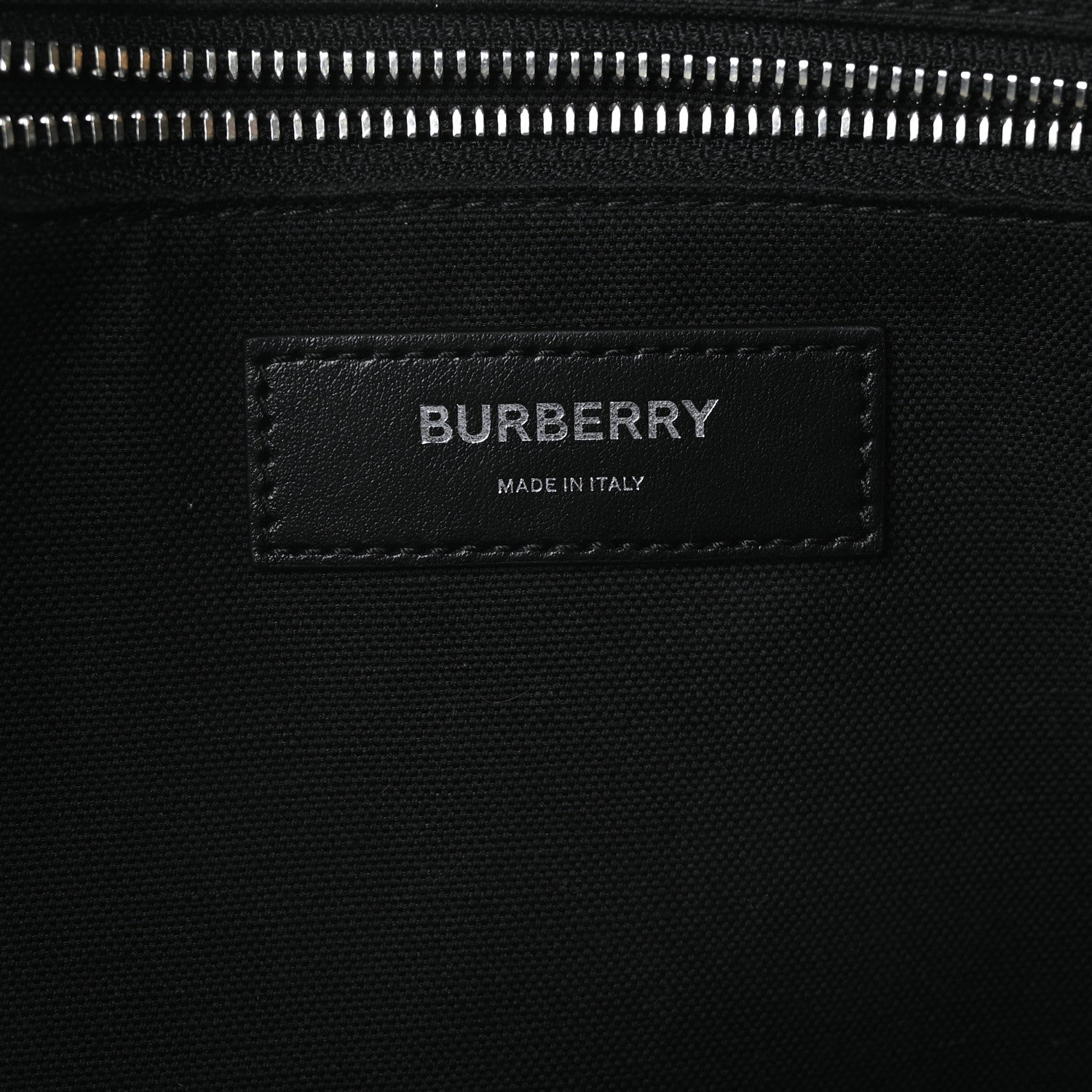 Burberry Calfskin Denny Check Embossed Tote Black 6 of 8