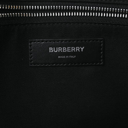 Burberry Calfskin Denny Check Embossed Tote Black 6 of 8