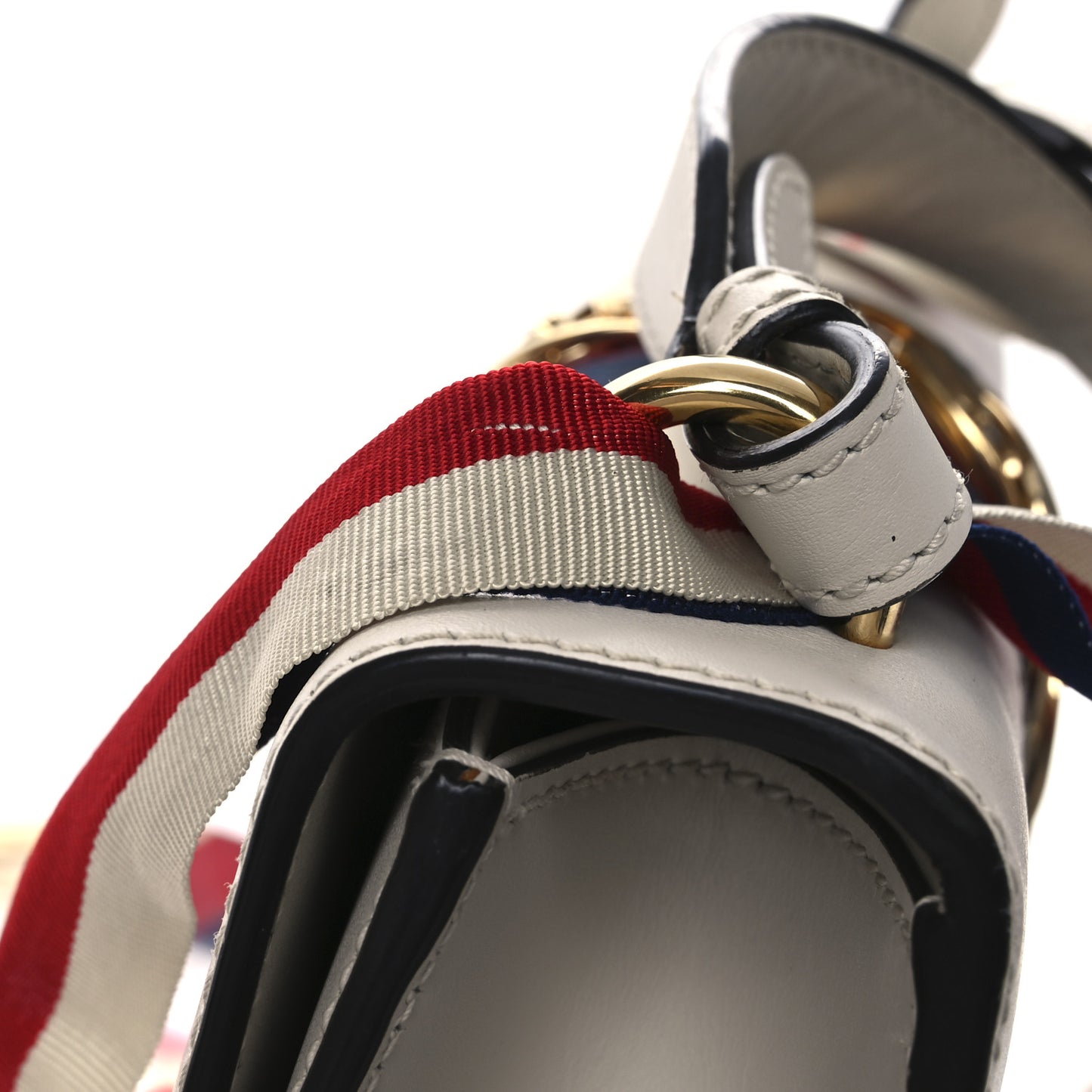 Calfskin Small Sylvie Shoulder Bag Off White