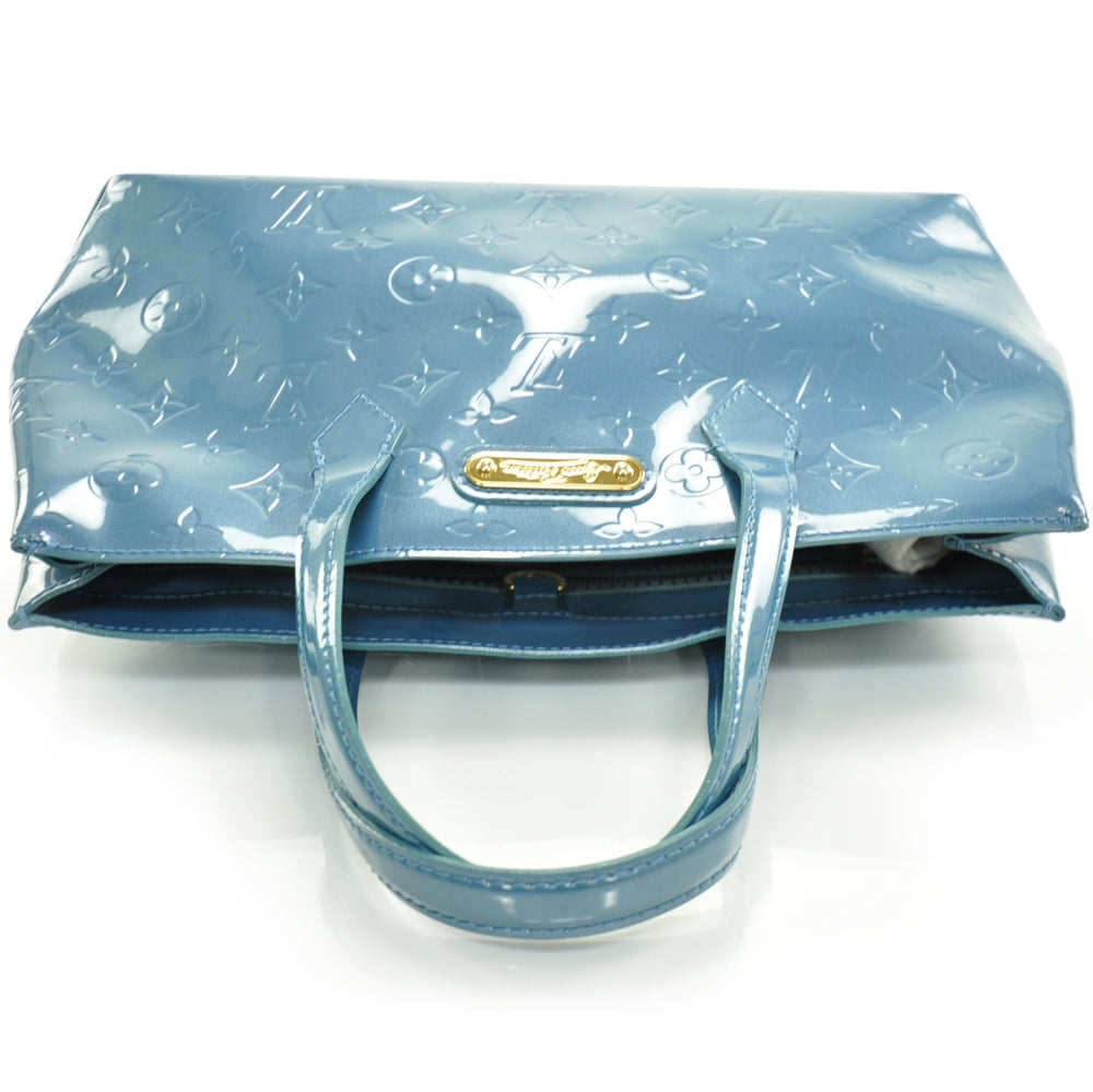 Louis Vuitton Vernis Wilshire PM Blue Galactic 5 of 8