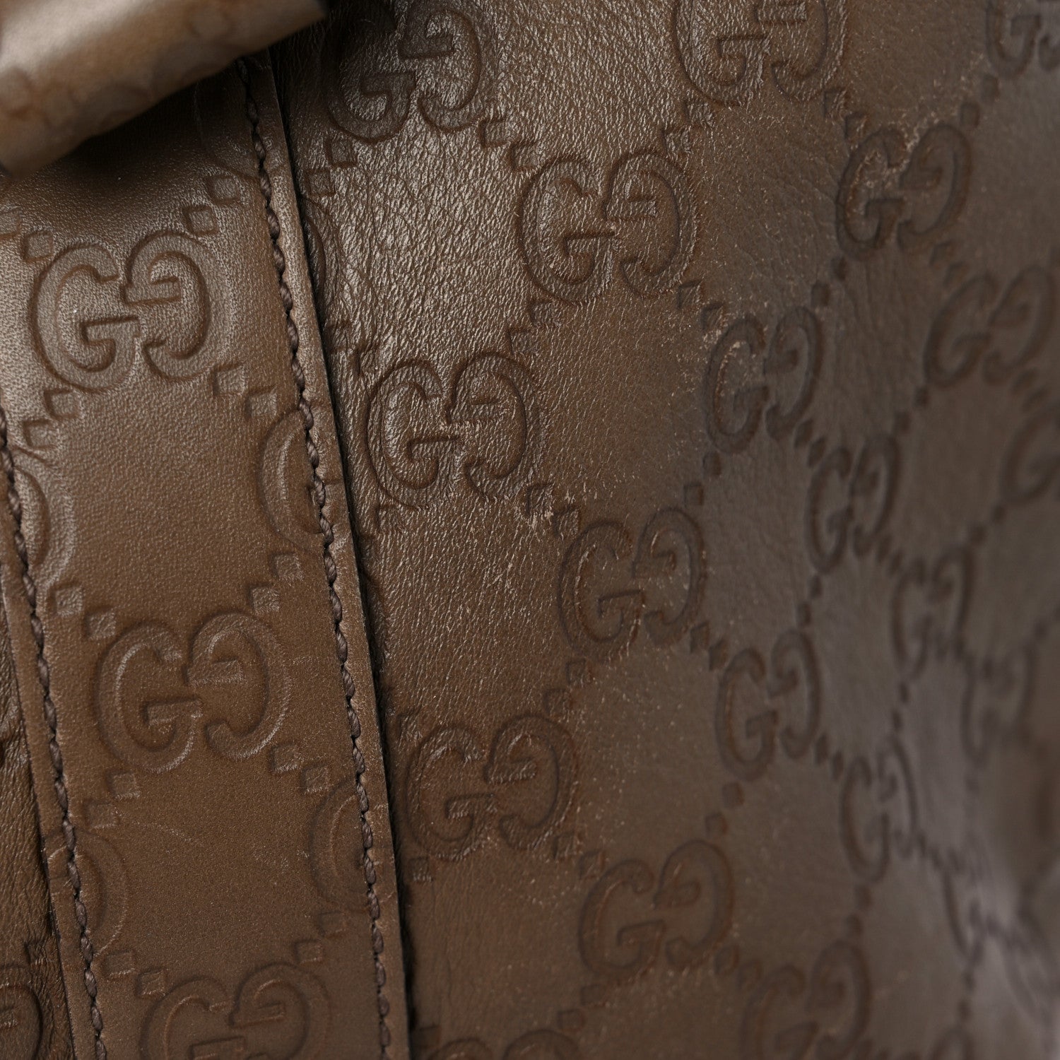 Gucci Guccissima Bamboo Top Handle Tote Brown 14 of 21