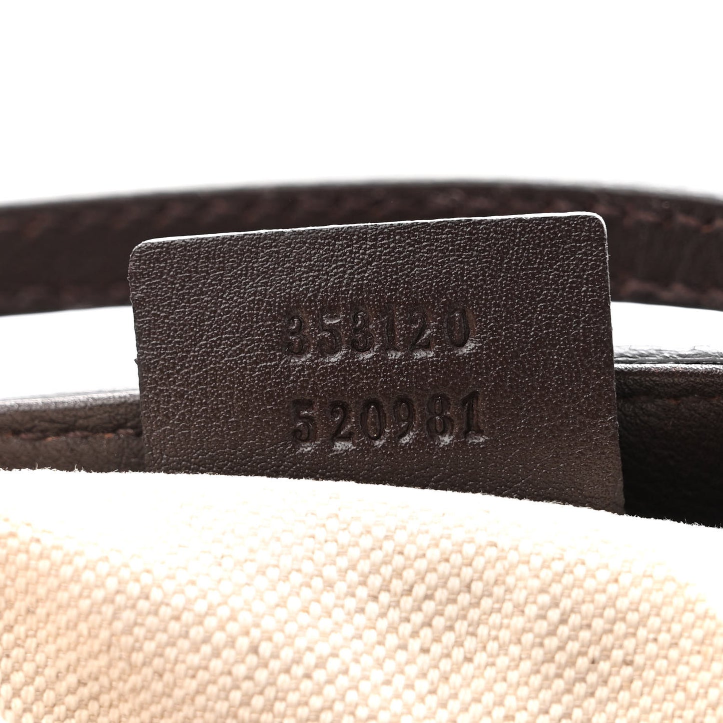 Guccissima Medium Bree Foldover Tote Chocolate