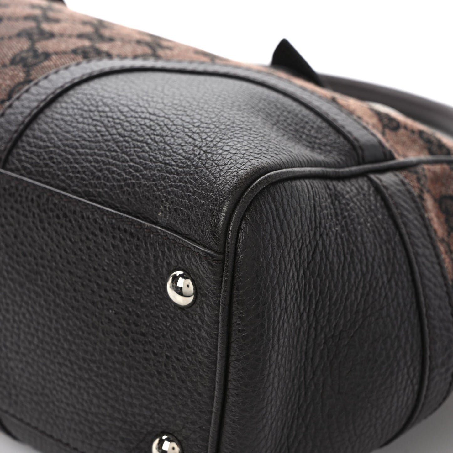 GG Monogram Small Tote Dark Brown