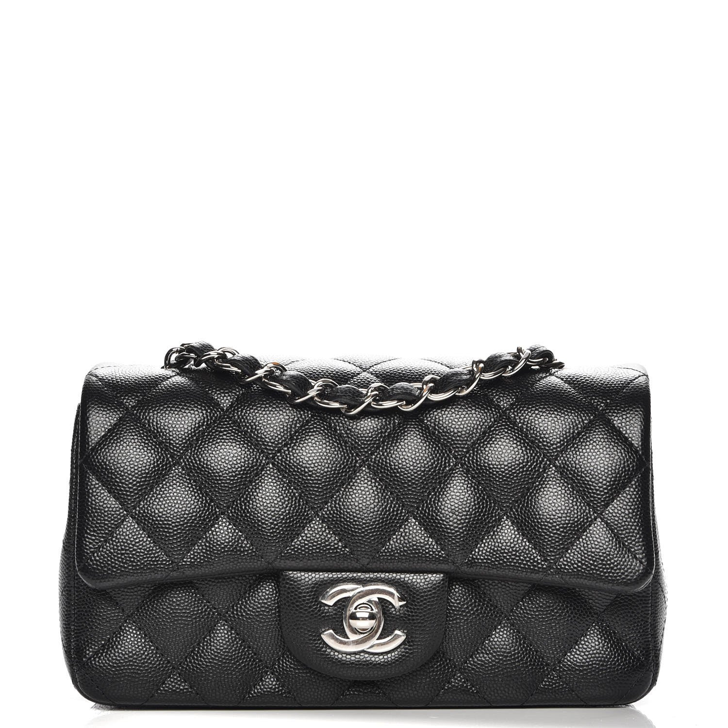Chanel Caviar Quilted Mini Rectangular Flap Black 1 of 8