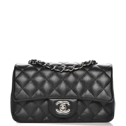 Chanel Caviar Quilted Mini Rectangular Flap Black 1 of 8