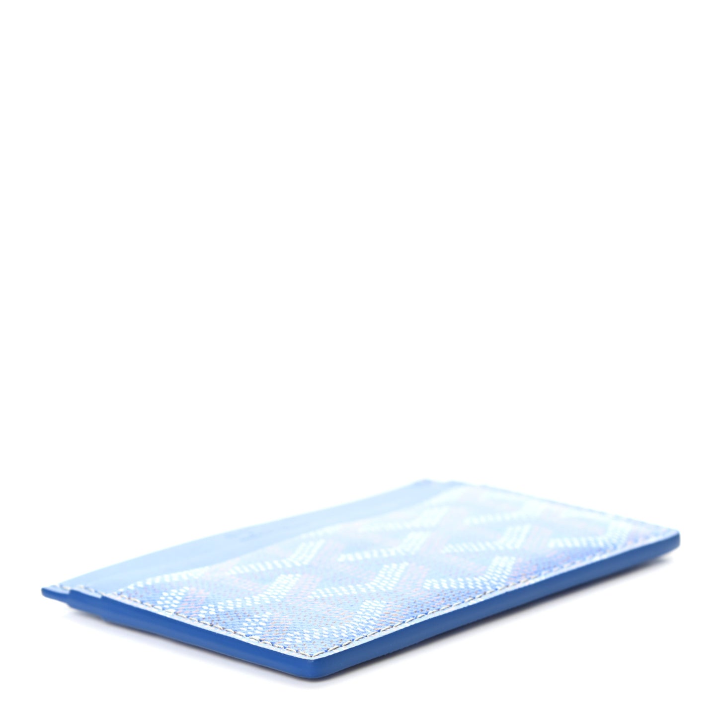Goyardine Saint Sulpice Card Holder Sky Blue