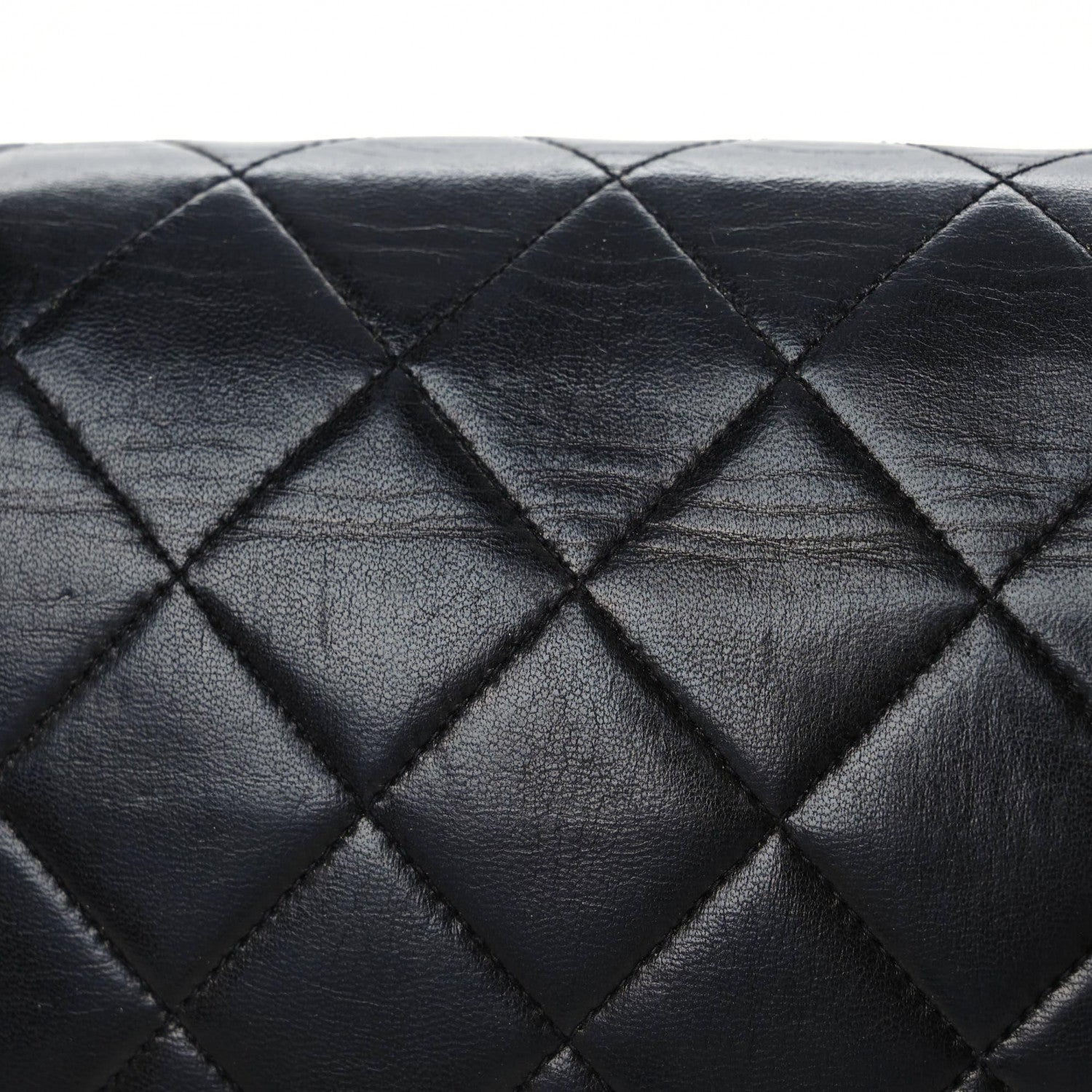 Chanel Lambskin Quilted Medium Single Flap Black 19 of 20